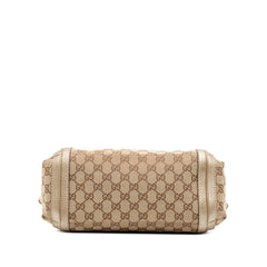 GG Canvas Bella Flap Satchel
