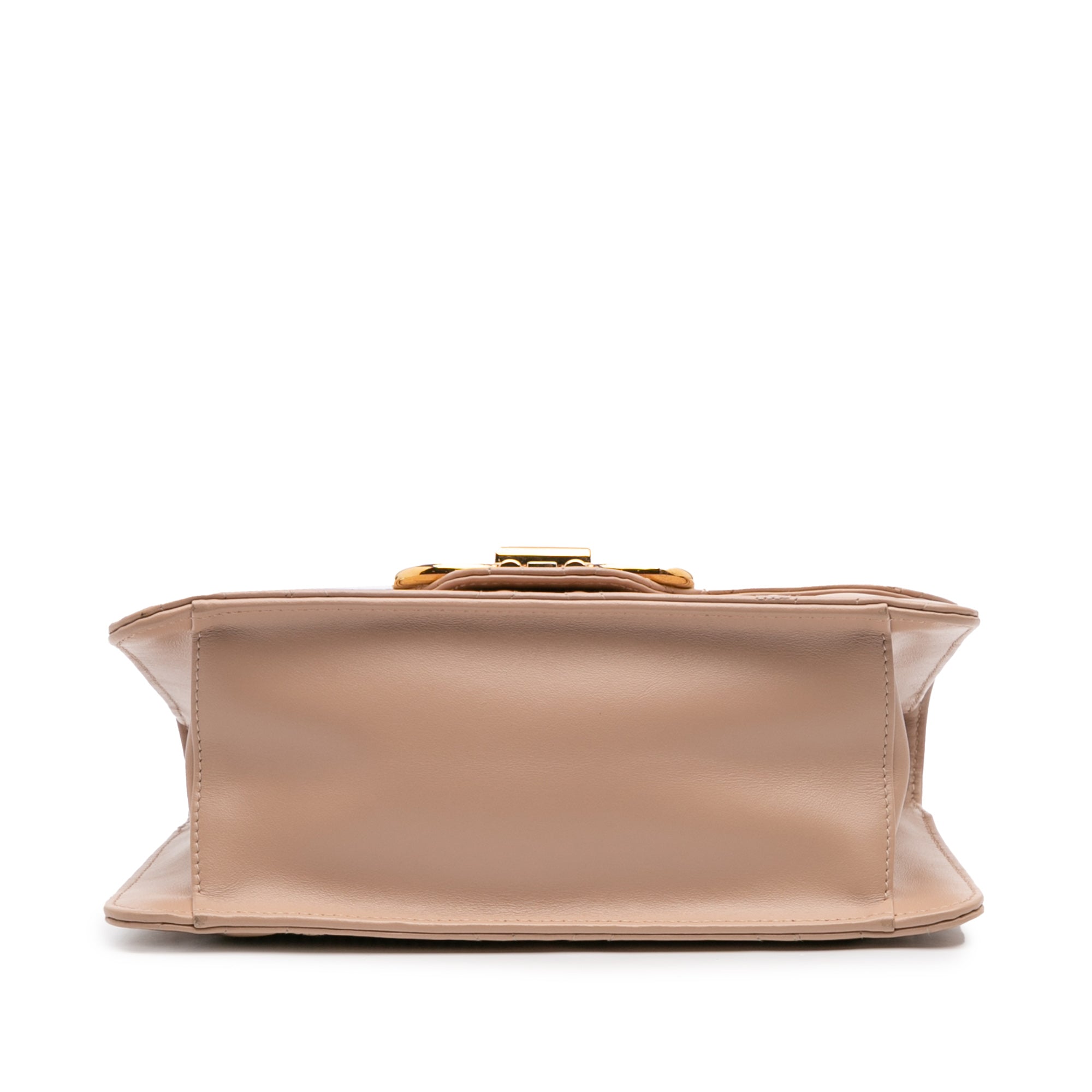Quilted Leather Gancini Flap Shoulder Bag