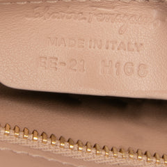 Quilted Leather Gancini Flap Shoulder Bag