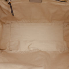 Medium Calfskin and Suede Owen Satchel