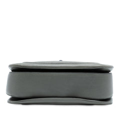 Large Pebbled Calfskin New Bamboo Top Handle Bag