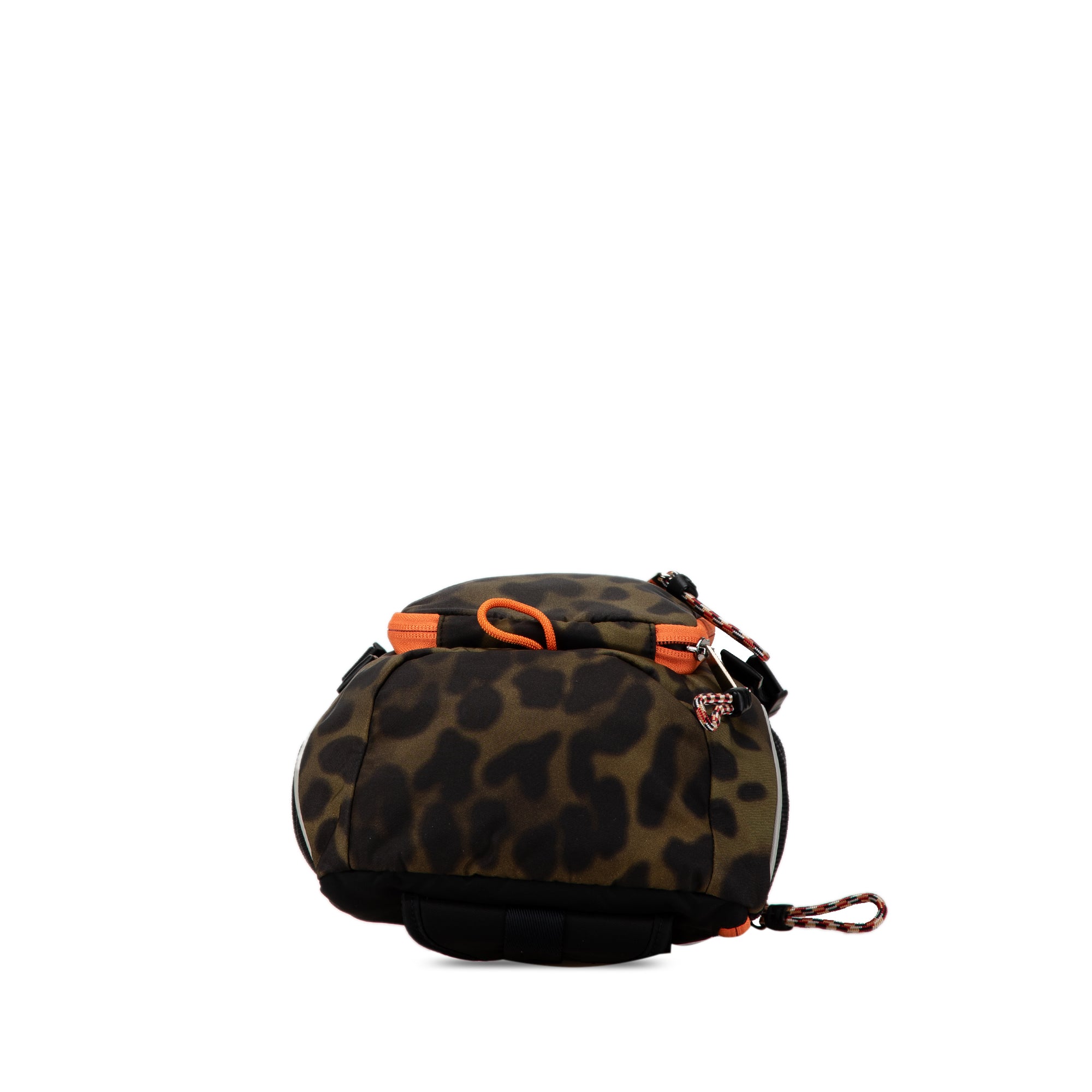 Nylon Leopard Print Leo Sling Backpack