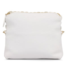 Leather The Petal Clutch With Strap_2