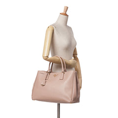 Large Saffiano Lux Galleria Satchel