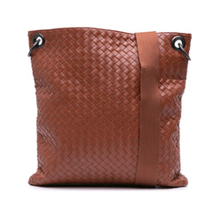 Leather Intrecciato Crossbody