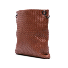 Leather Intrecciato Crossbody
