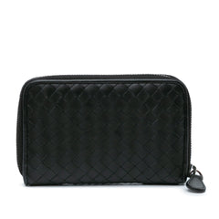 Nappa Intrecciato Zip Around Wallet