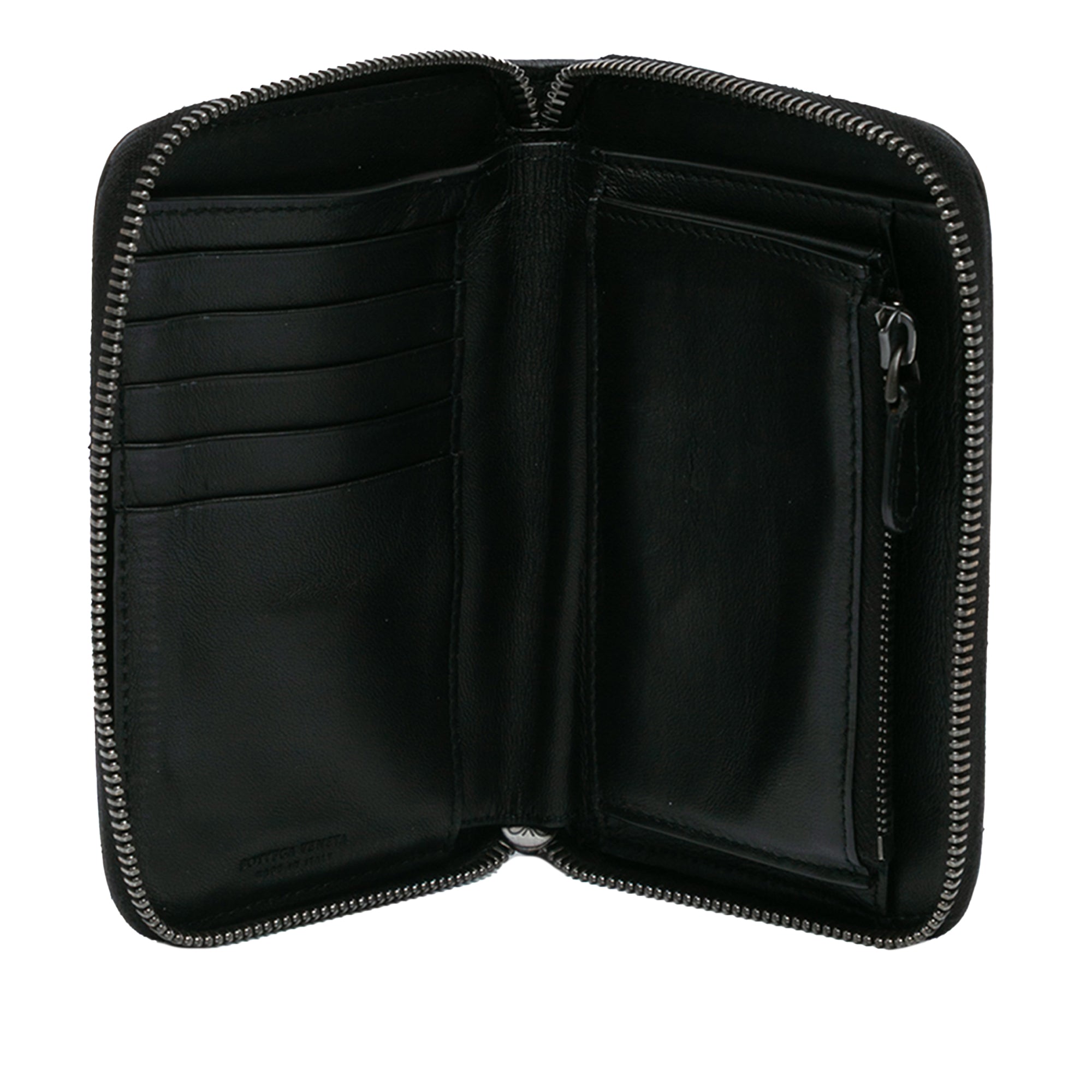 Nappa Intrecciato Zip Around Wallet