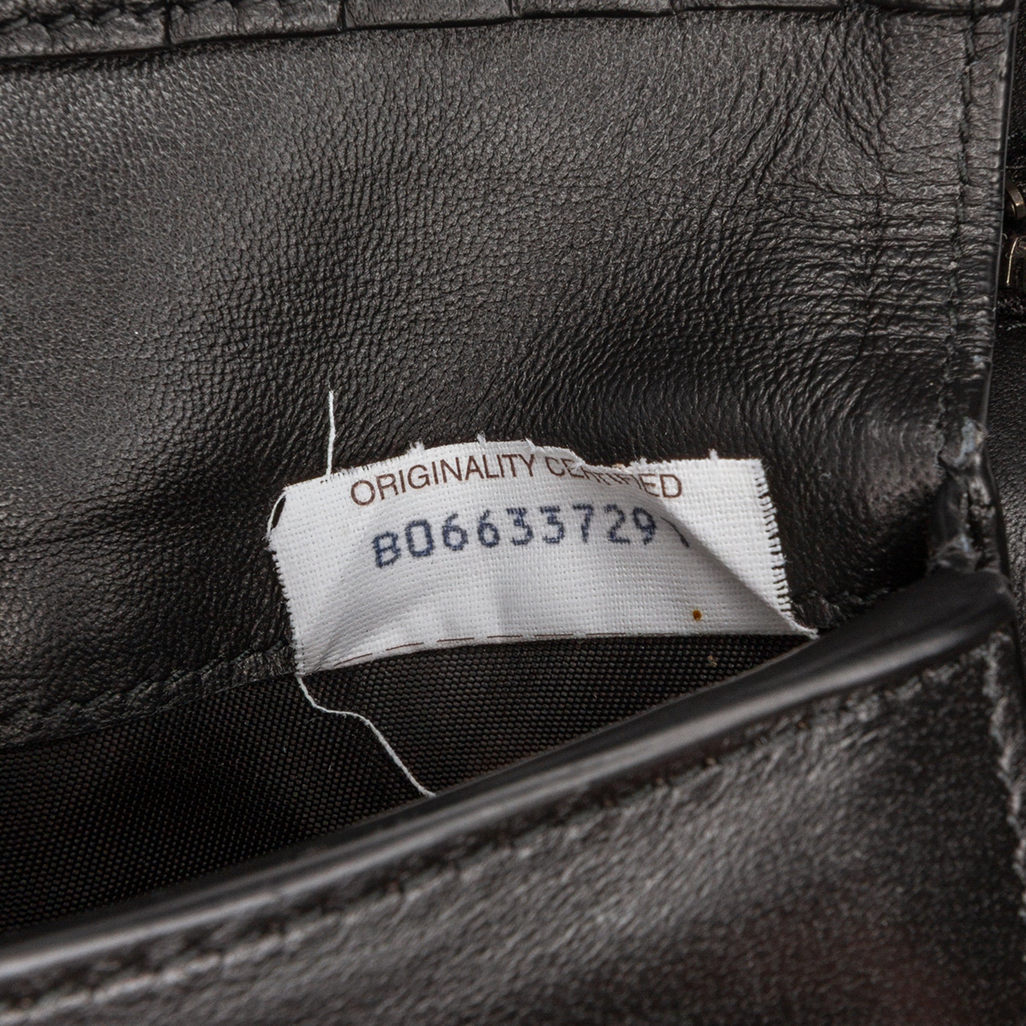 Nappa Intrecciato Zip Around Wallet