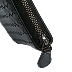 Nappa Intrecciato Zip Around Wallet