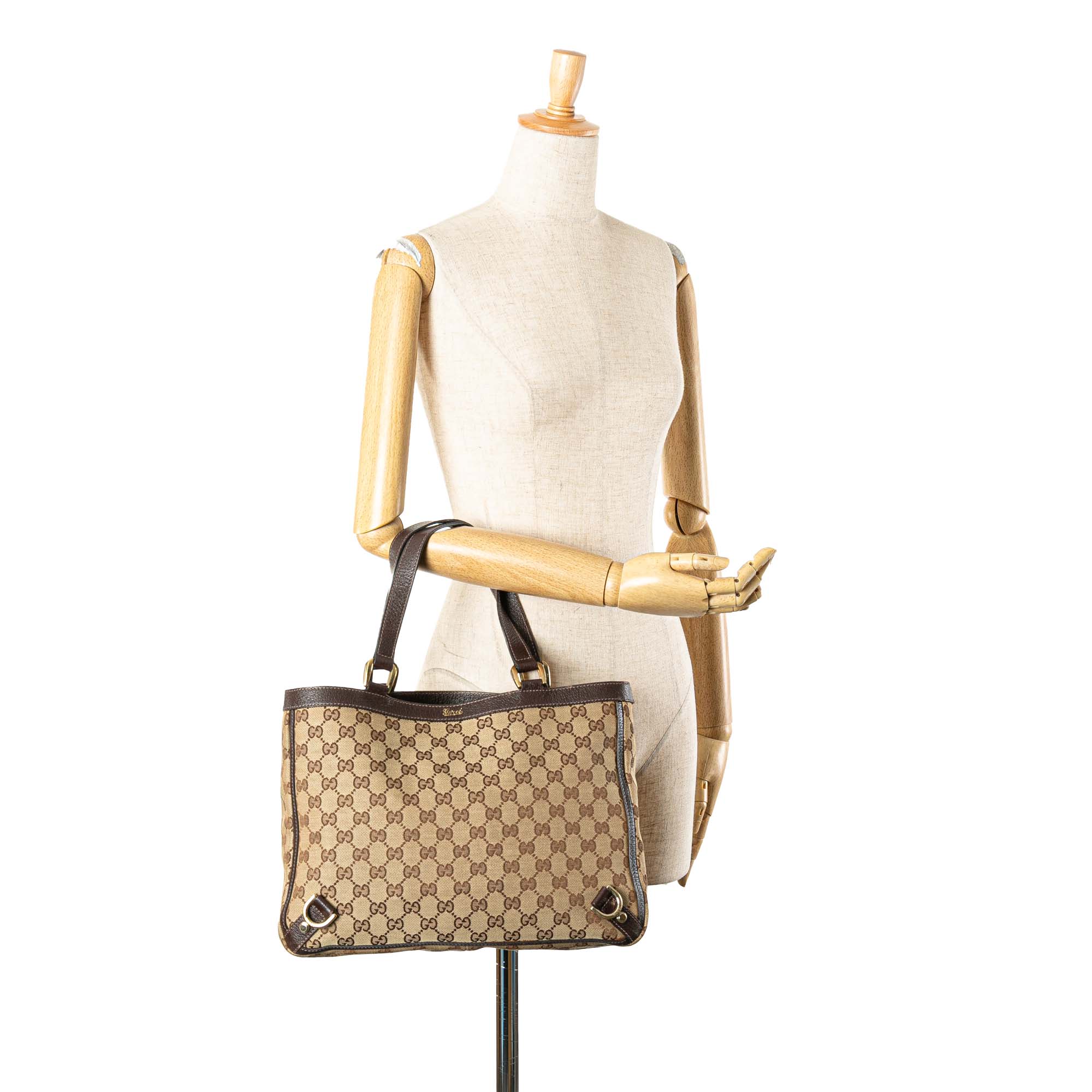 GG Canvas Abbey D Ring Tote