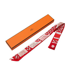 Le Tour Du Monde  Twilly Silk Scarf