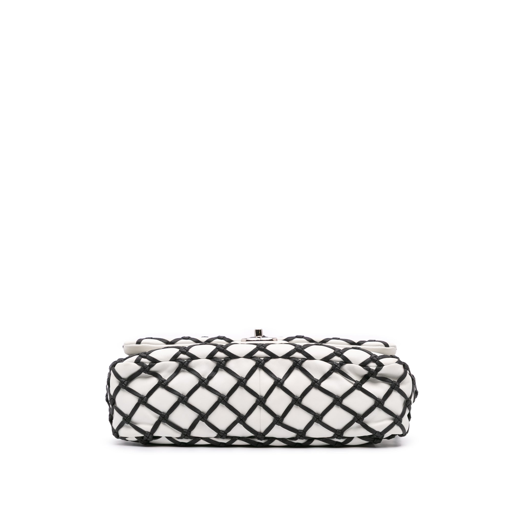 Jumbo Calfskin Canebiers Net Flap