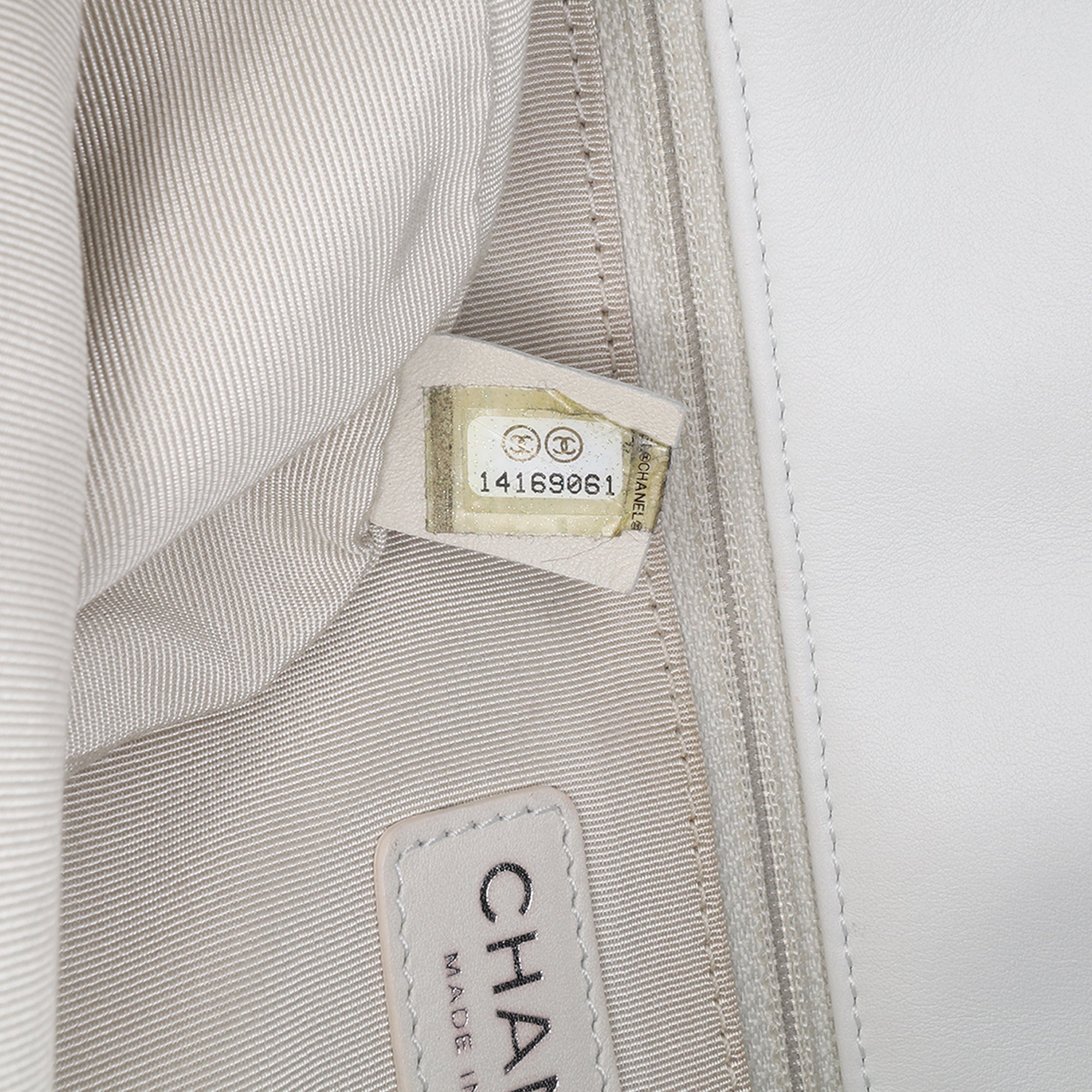 Jumbo Calfskin Canebiers Net Flap