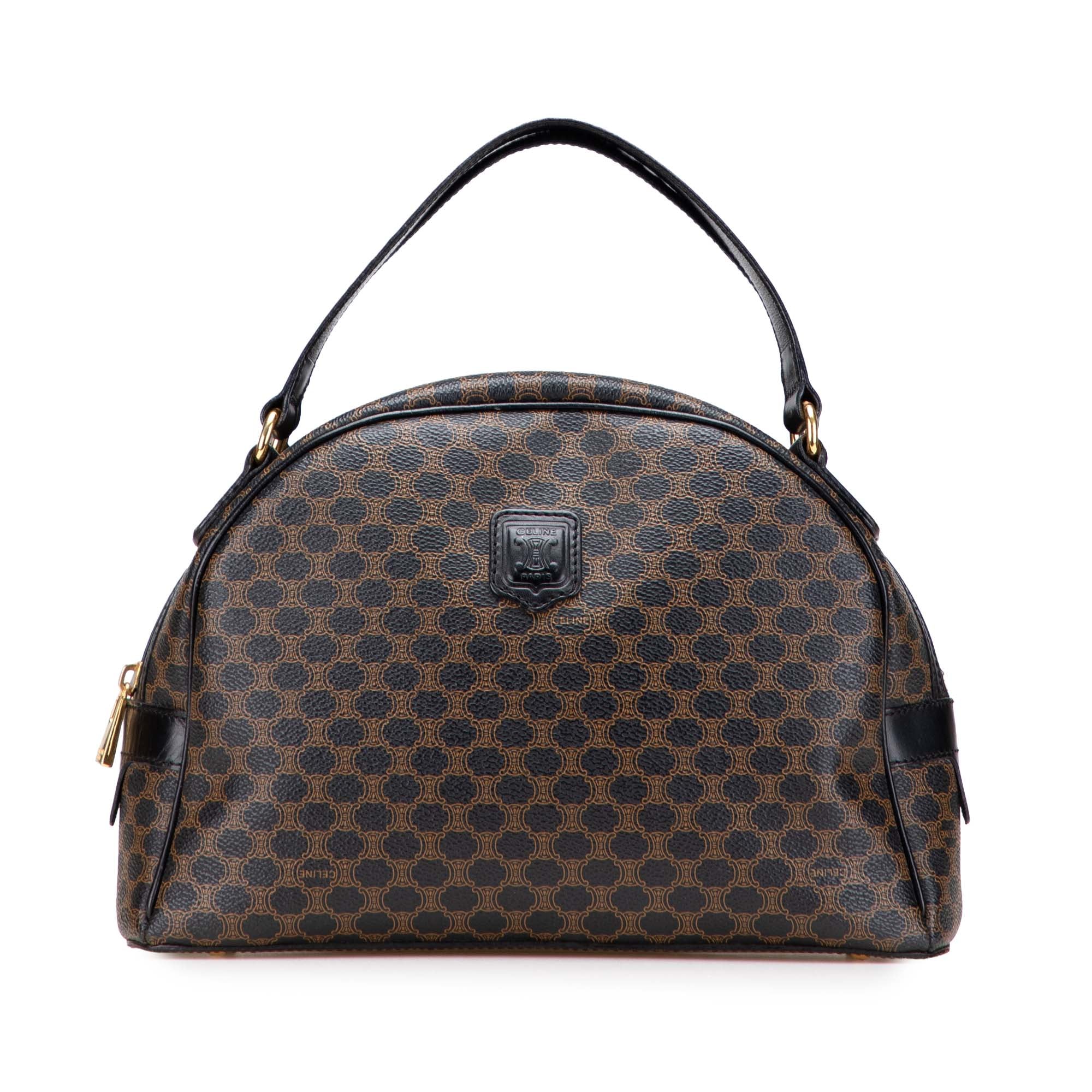 Macadam Coated Canvas Handbag