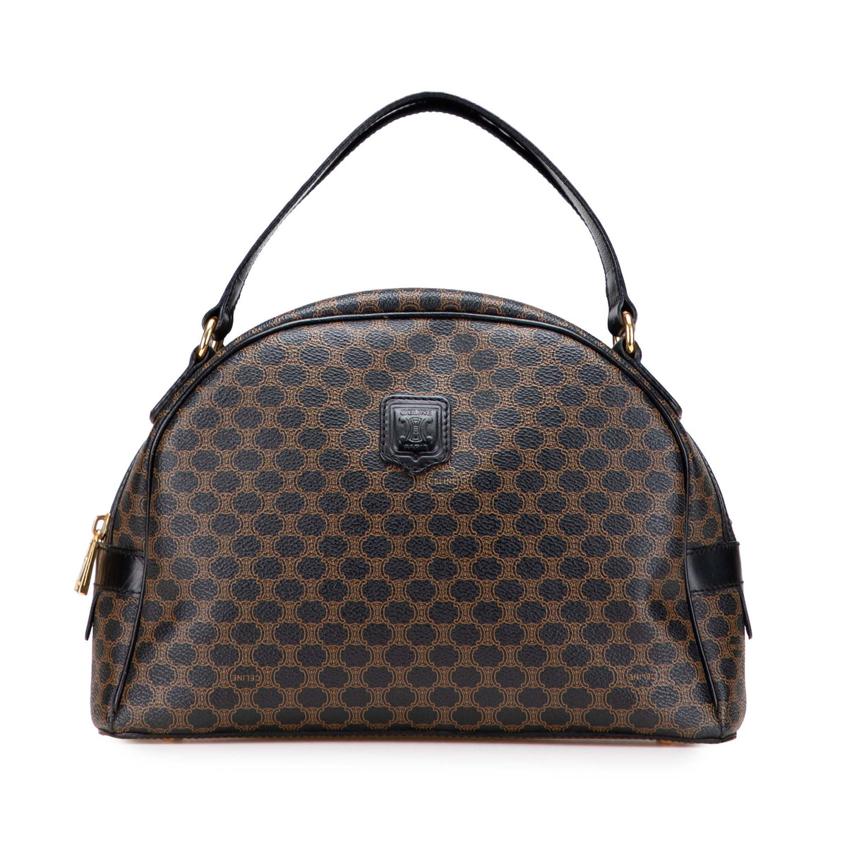 Macadam Coated Canvas Handbag