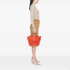 Micro Leather Luggage Tote