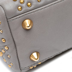 Small Lambskin Cannage Studded Supple Lady Dior