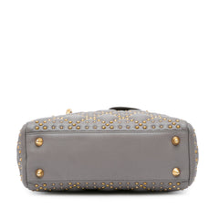 Small Lambskin Cannage Studded Supple Lady Dior