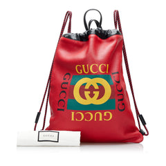 Gucci Logo Backpack