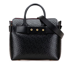 Small TB Monogram Embossed Leather Belt Bag