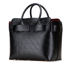 Small TB Monogram Embossed Leather Belt Bag