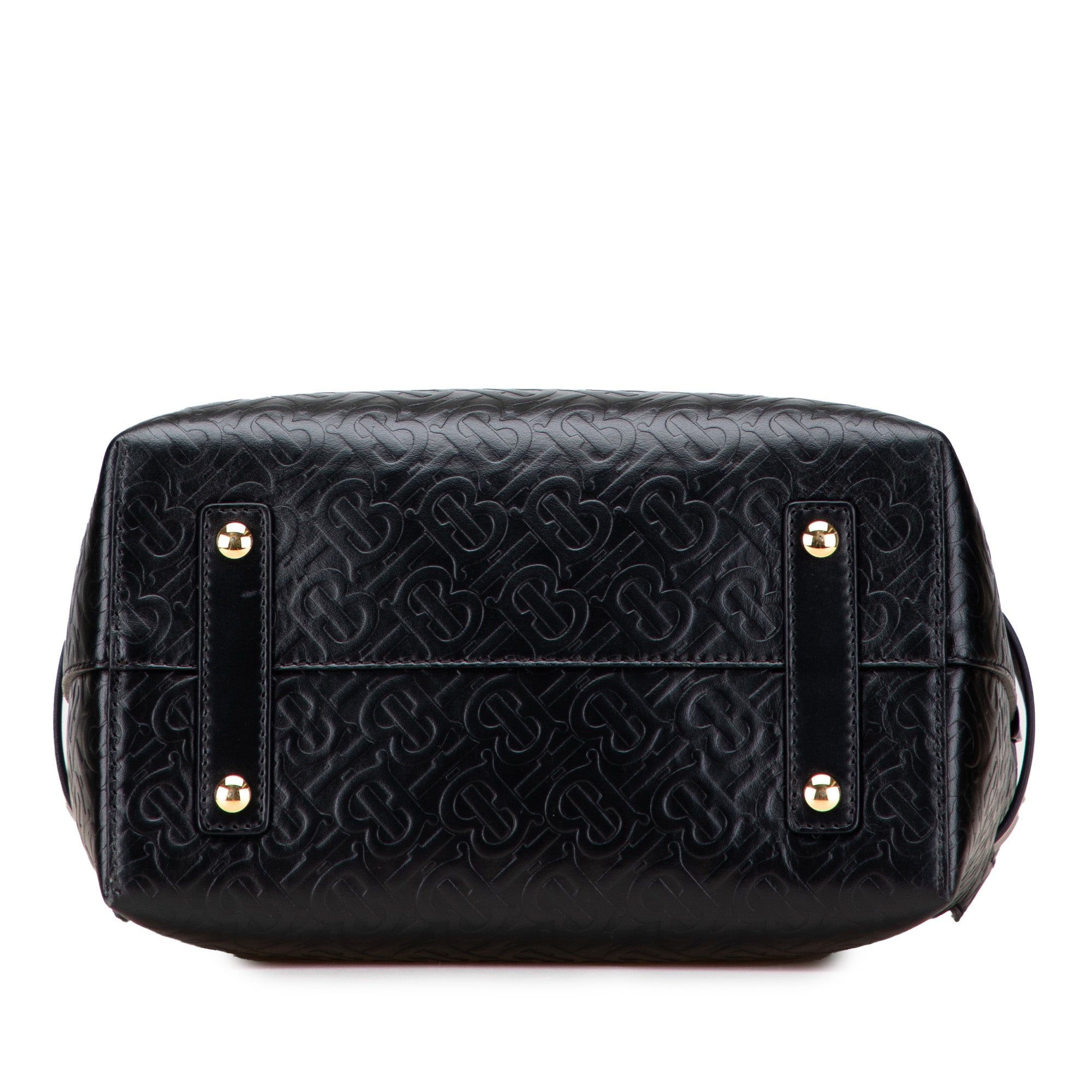 Small TB Monogram Embossed Leather Belt Bag