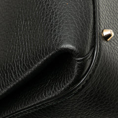 Small Dollar Calf Interlocking G Satchel