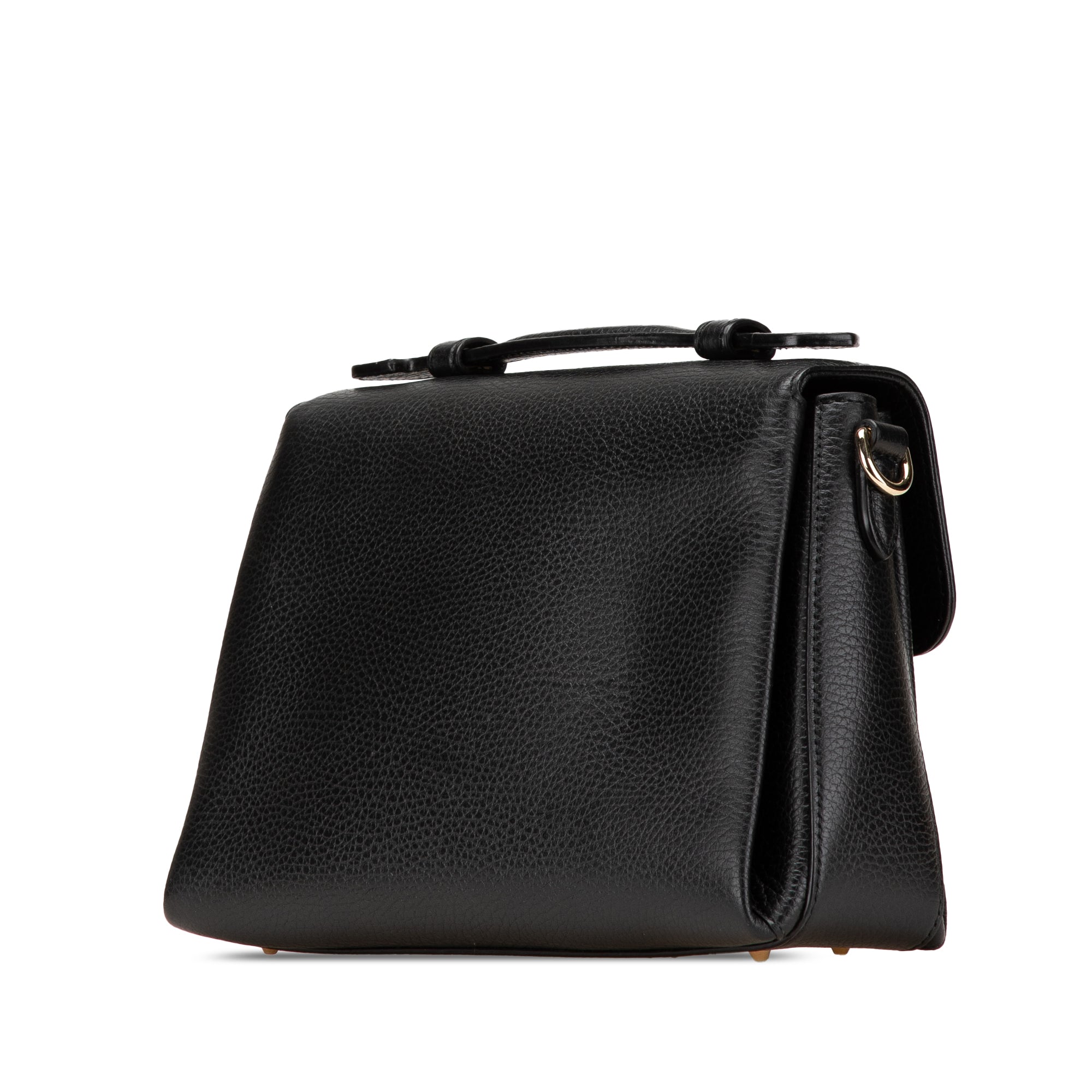 Small Dollar Calf Interlocking G Satchel