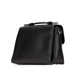 Small Dollar Calf Interlocking G Satchel