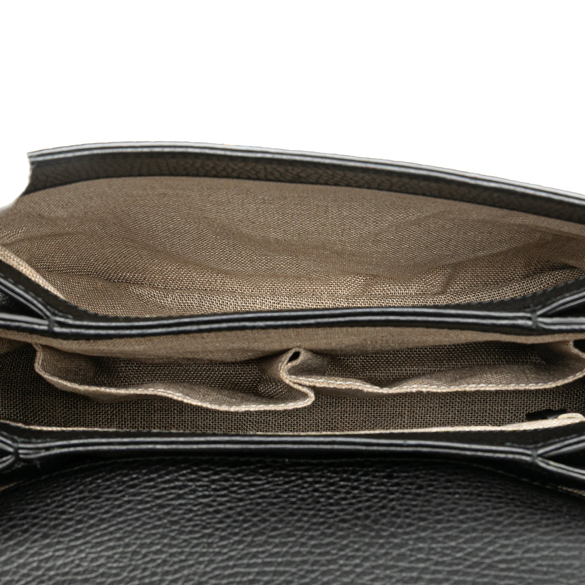 Small Dollar Calf Interlocking G Satchel