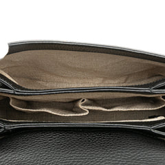 Small Dollar Calf Interlocking G Satchel