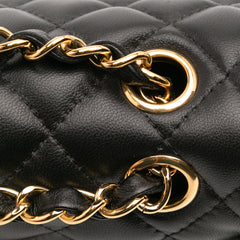 Medium Classic Lambskin Double Flap