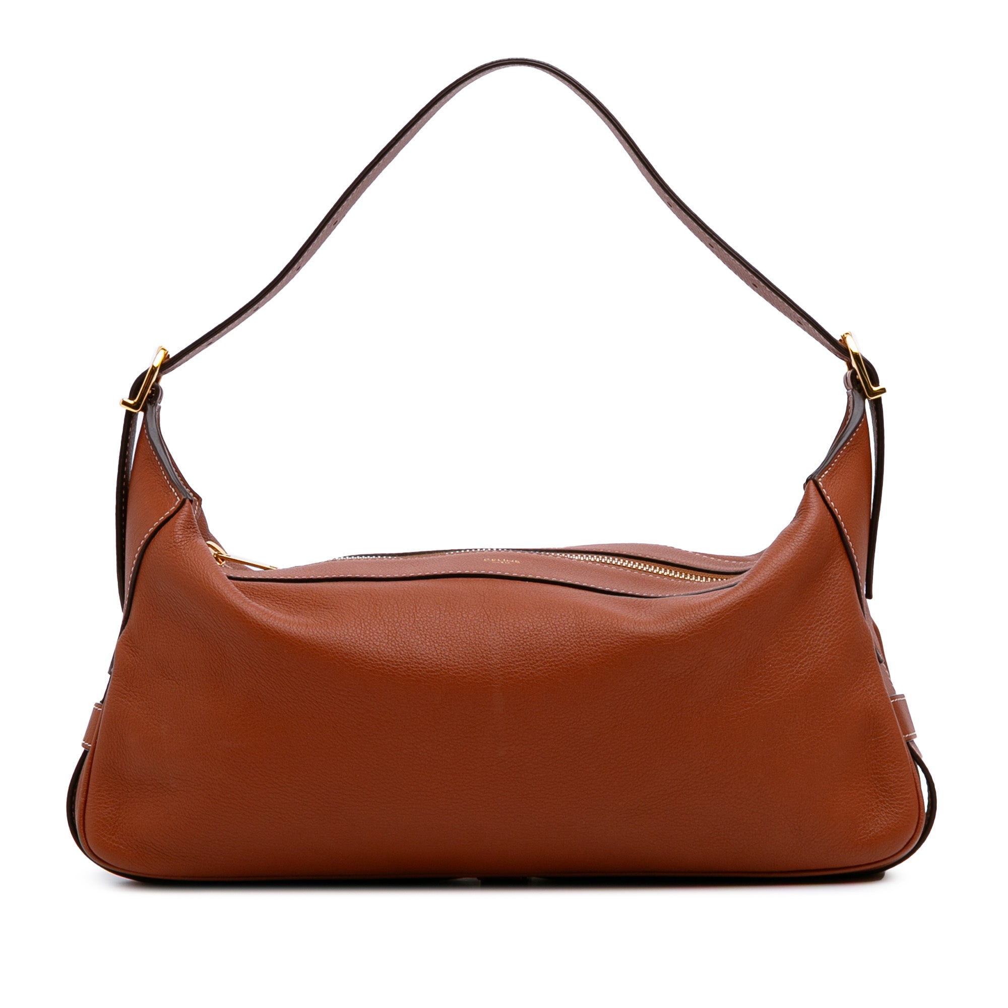 Medium Supple Calfskin Romy Shoulder Bag