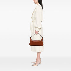 Medium Supple Calfskin Romy Shoulder Bag