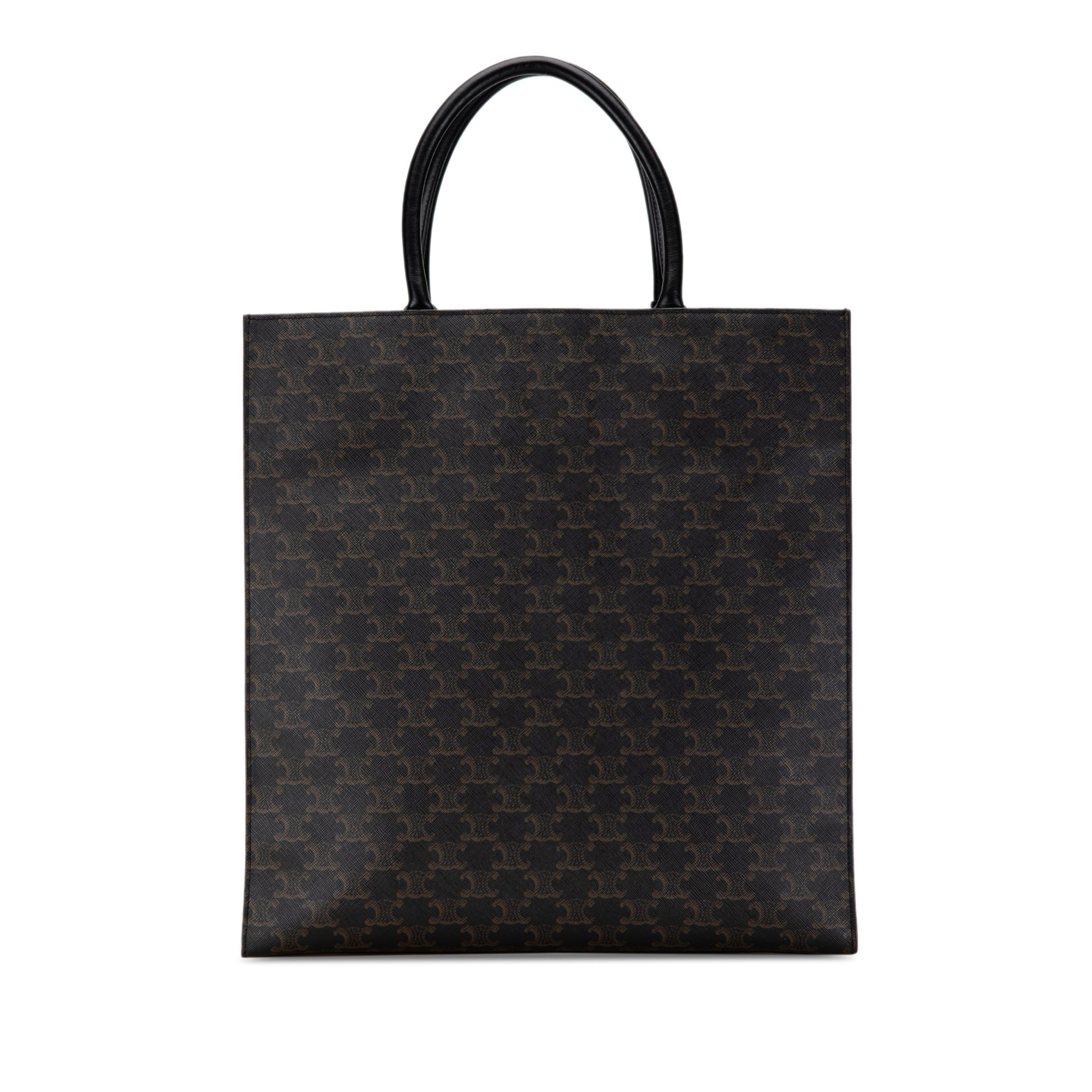 Large Triomphe Coated Canvas Cabas Vertical Tote