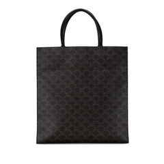 Large Triomphe Coated Canvas Cabas Vertical Tote