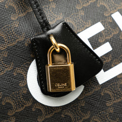 Large Triomphe Coated Canvas Cabas Vertical Tote