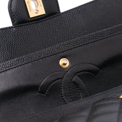 Medium Classic Caviar Double Flap