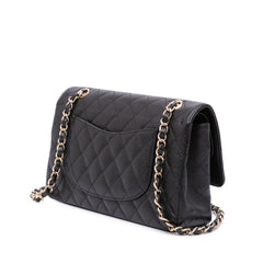 Medium Classic Caviar Double Flap