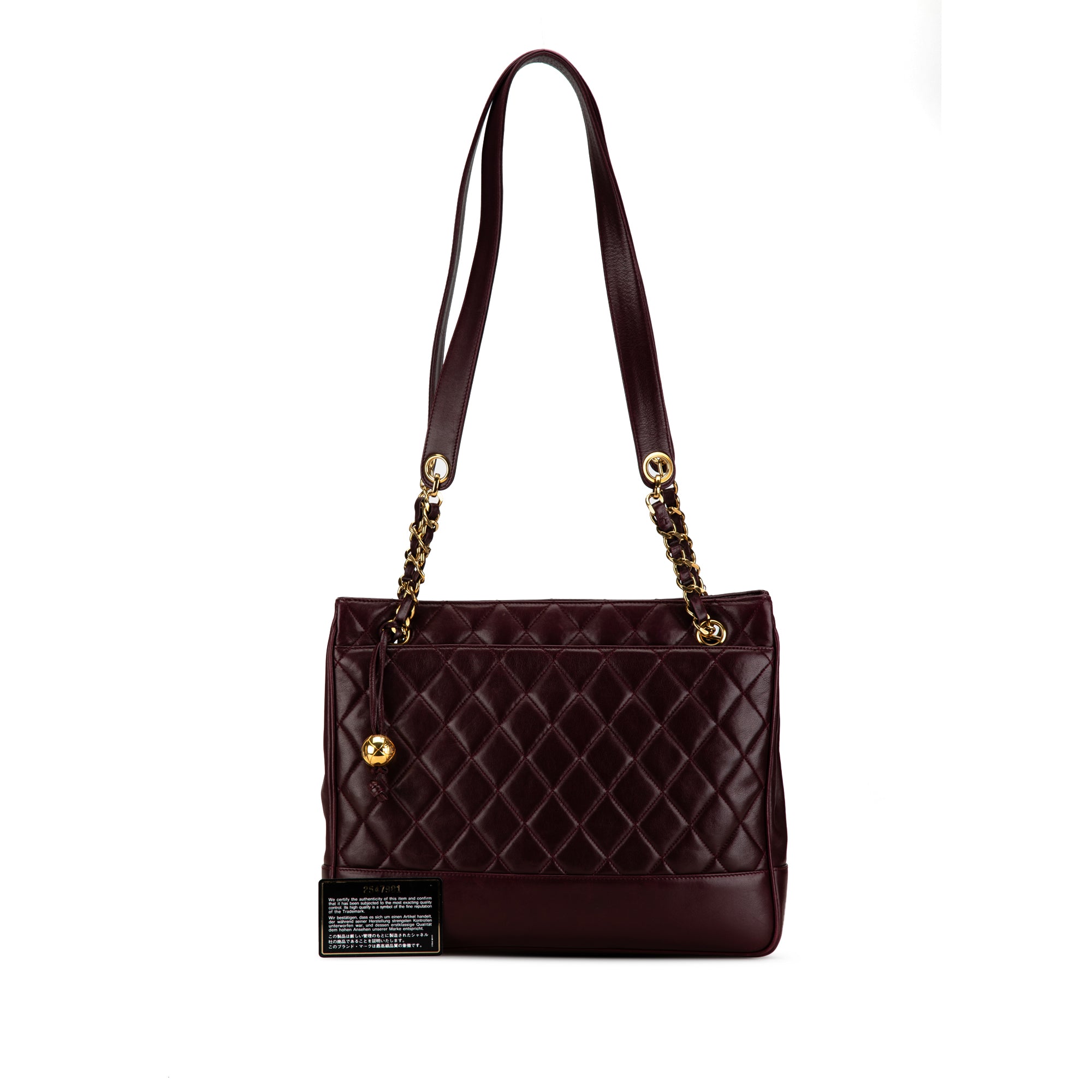 CC Quilted Lambskin Tote