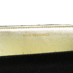 Mini Square Diagonal Quilted Satin Single Flap