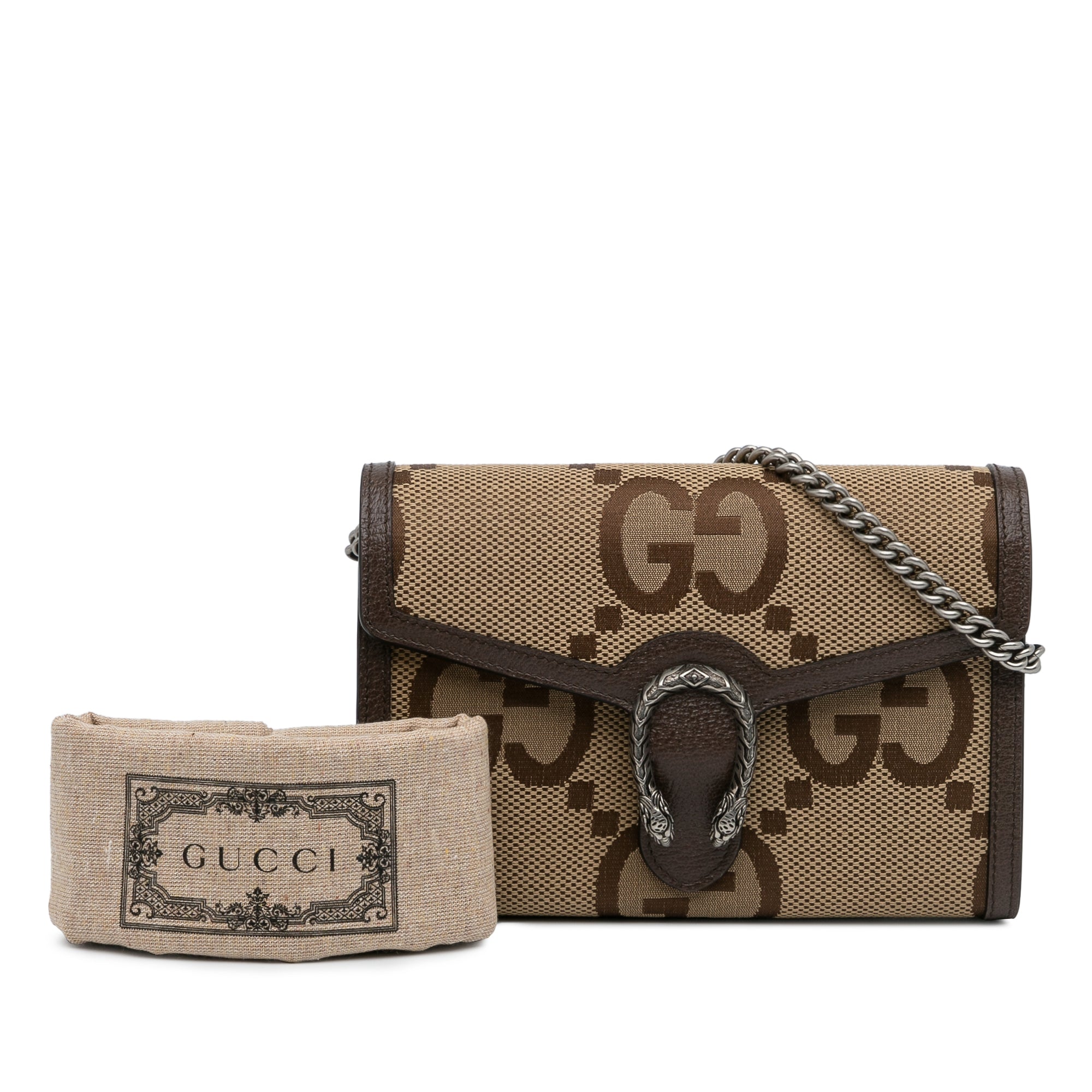 Mini Jumbo GG Dionysus Wallet on Chain