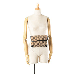 GG Wool Slim Belt Bag