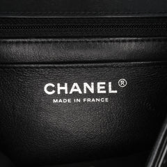 Mini Square Classic Patent So Black Single Flap