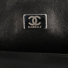 Mini Square Classic Patent So Black Single Flap