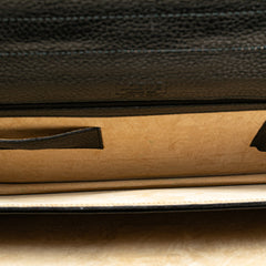 Calfskin Leather Anagram Business Bag