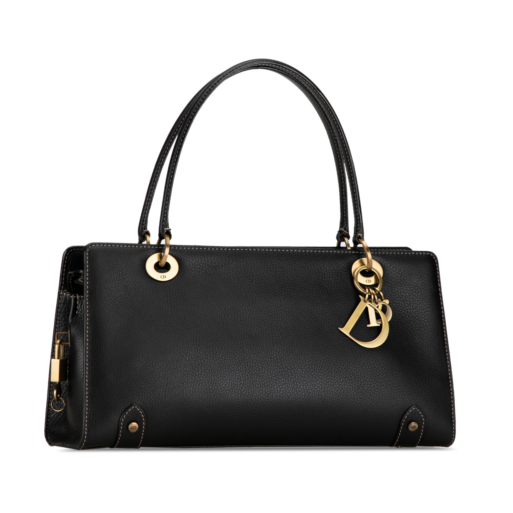 Calfskin Lady Dior East West Shopper Bag