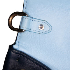 Small Tricolor Calfskin Be Dior Flap