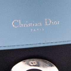 Small Tricolor Calfskin Be Dior Flap